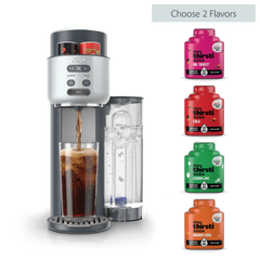 Ninja Thirsti™ Soda Machine in Cyberspace and Drink Mix Bundle