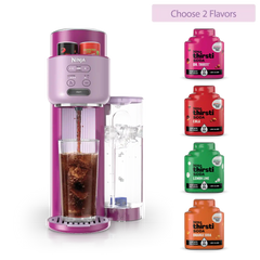 Ninja Thirsti™ Soda Machine in Pink and Drink Mix Bundle