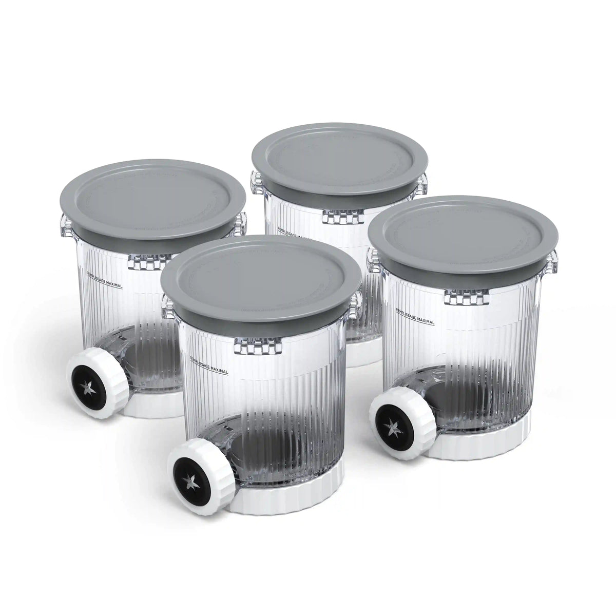 Ninja® Creami® Scoop & Swirl™ 4-Pack Pints and Lids